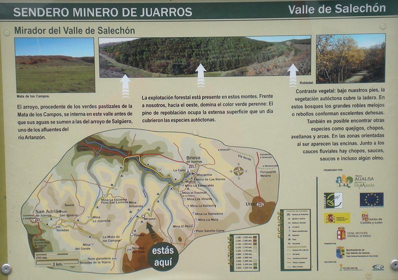 AVU: Excursión por el Sendero Minero de San Adrián de Juarros, 10km, dificultad baja.